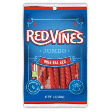 RED VINES Red Vines Jumbo Twists Original Red 8 oz., PK12 232